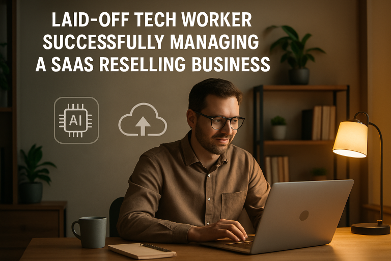 How a Laid-Off Tech Worker Built a $4,500/Month Business Reselling AI Tools with Resell SaaS